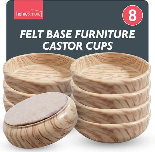 8pk felt base furniture castor - base,