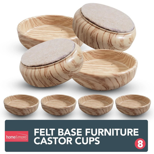Premium felt castor - castor, cups