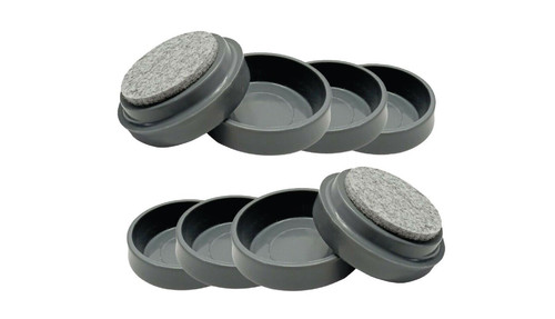 Felt castor cups non - felt,