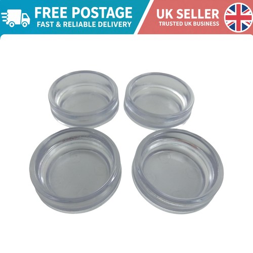Clear castor cup set - cup, (4
