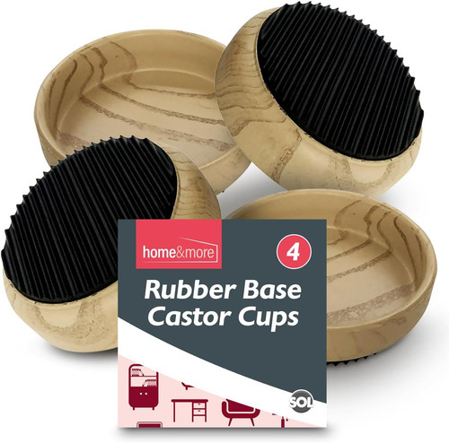 4pk castor cups - for, furniture