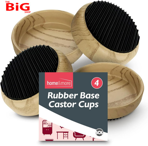 4pk castor cups for furniture - castor,