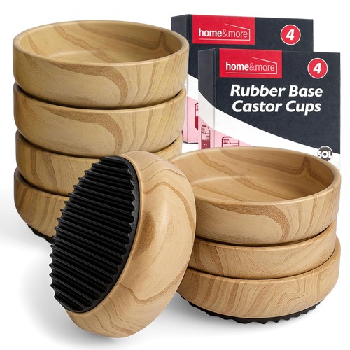 Sol 8pk castor cups - castor, for
