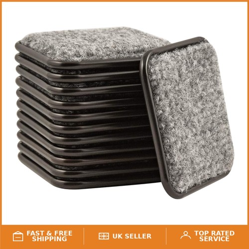Carpeted caster cups - 2, 1/2"
